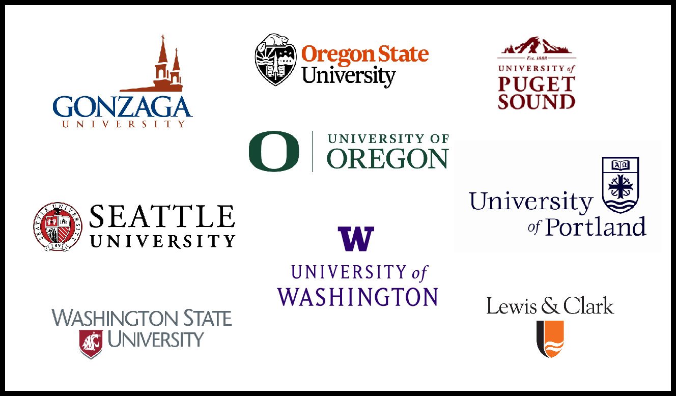 PacNWlogosApr2024 pacific northwest colleges