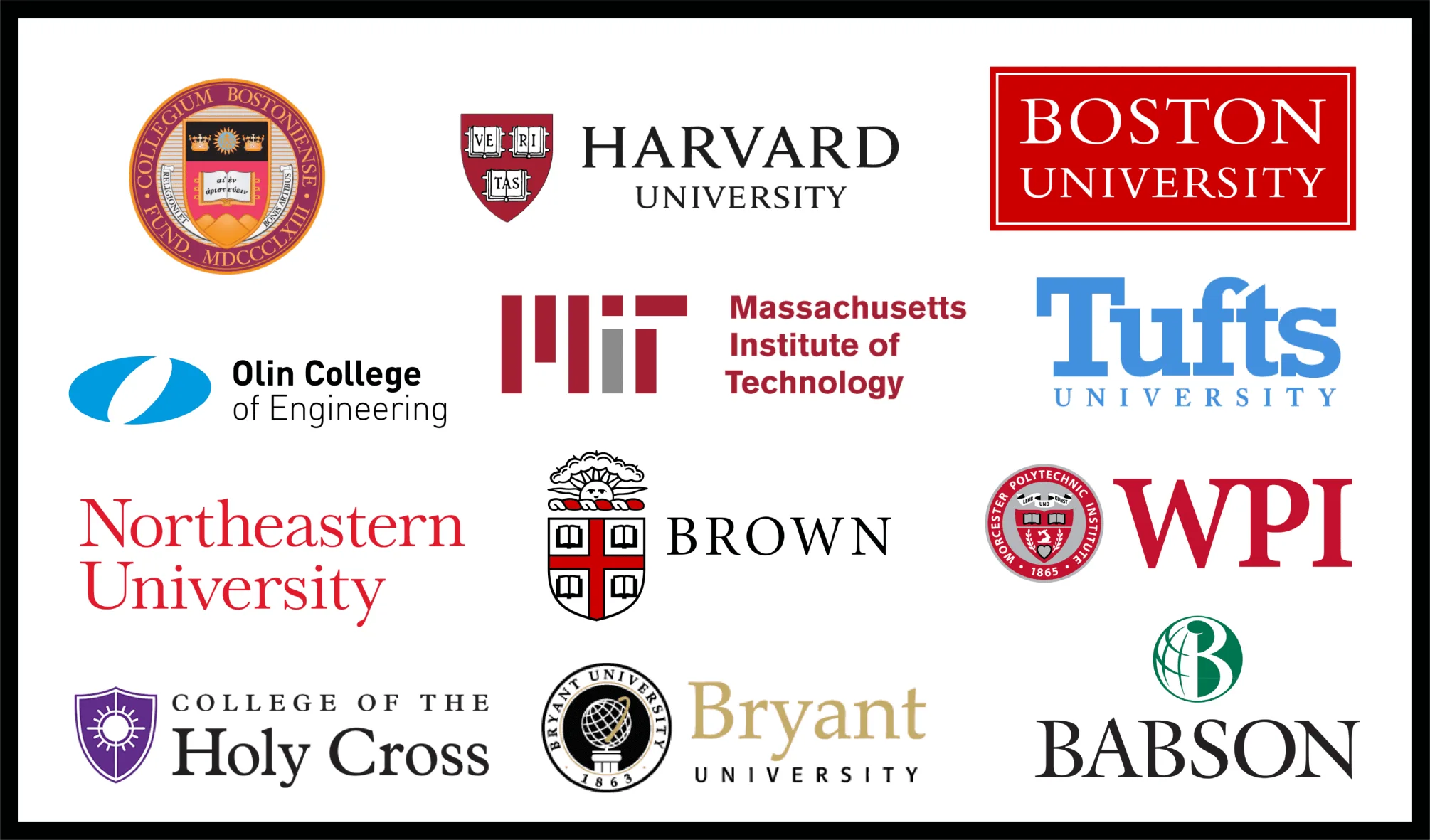 BostonLogos2023 college logos